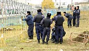 Стройку охраняют серьезно