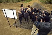 Государственная комиссия на реконструированном участке дамбы