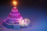 Праздничный торт в честь юбилея