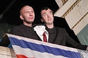 Сцена из спектакля «Медведь»