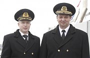 Коллеги: начальник Одесского морского торгового порта Юрий Васьков и начальник морского торгового порта Южный Александр Лагоша