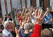 Жители голосуют за сквер, а не за 20-этажный небоскреб