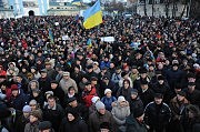 Киев. Михайловская площадь. 30 ноября