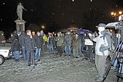 Традиционный вечерний «Евромайдан» возле Дюка на Приморском бульваре