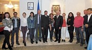 Фото на память вместе с арабскими журналистами и послом Украины в Иордании Сергеем Пасько