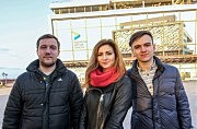 Трое претендентов на работу в новой таможне — Валентин Хоружий из села Глодосы Кировоградской области, Екатерина Иванова из Черноморска (бывшего Ильичевска) и Максим Меркулов из Одессы