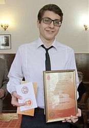 Победитель в старшей возрастной категории Максим Коваль
