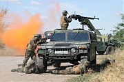 Отражение атаки противника на автомобильный патруль