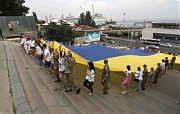 В День Государственного флага — на Потемкинской лестнице