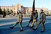 Курсанты академии прошли торжественным маршем