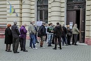 Очередь на избирательном участке