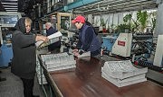 В газетном цехе