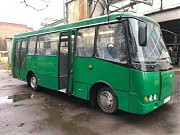 Луцкая маршрутка-электробус, переделанная из автобуса «Богдан»