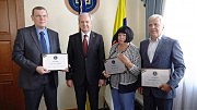 Почетный знак «Вироблено на Одещині» получает заместитель генерального директора по общим вопросам Елена Овдеенко