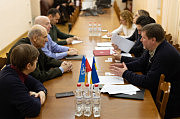 Во время встречи в мэрии