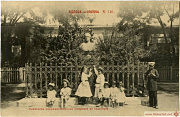 Памятник Виктору Петровичу Скаржинскому в Одессе. Фото начала XX века